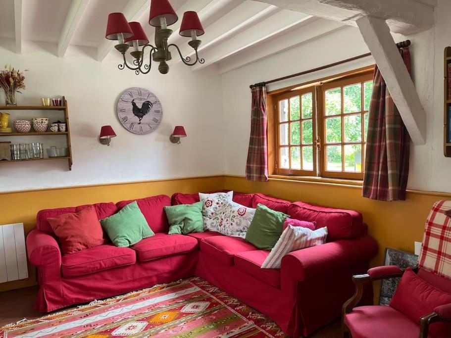 Le Colombage, Jolie Longere Pres De Giverny Eure Hardencourt-Cocherel Екстериор снимка